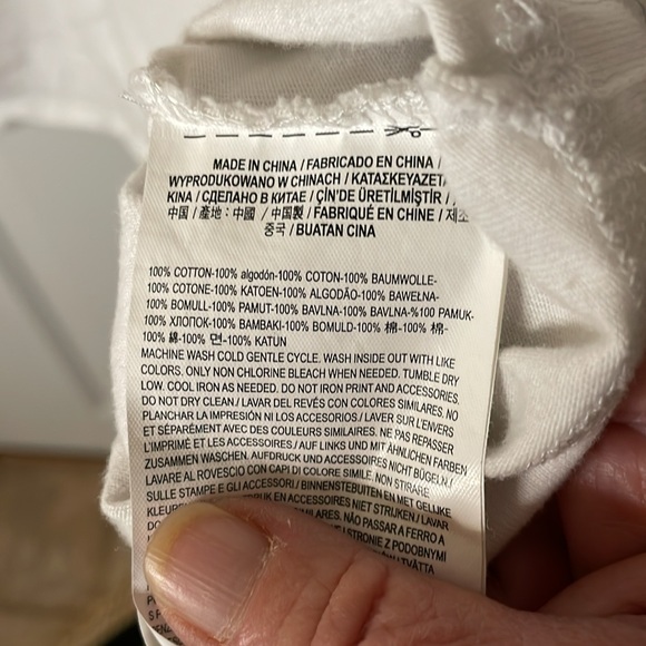 Men’s Vans cotton two button long sleeve t-shirt, Size L - Picture 4 of 7